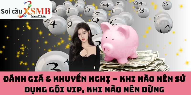 Đánh giá & khuyến nghị – Khi nào nên sử dụng gói VIP, khi nào nên dừng