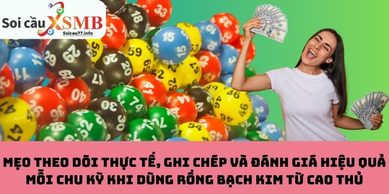 Theo dõi thực tế, ghi chép và đánh giá hiệu quả mỗi chu kỳ khi dùng RBK