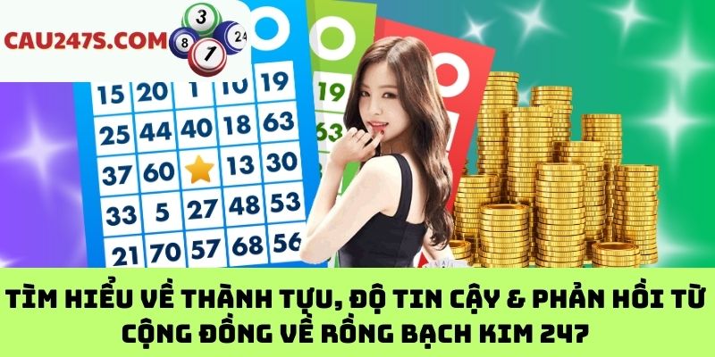 Tìm hiểu về thành tựu, độ tin cậy & phản hồi từ cộng đồng về Rồng Bạch Kim 247