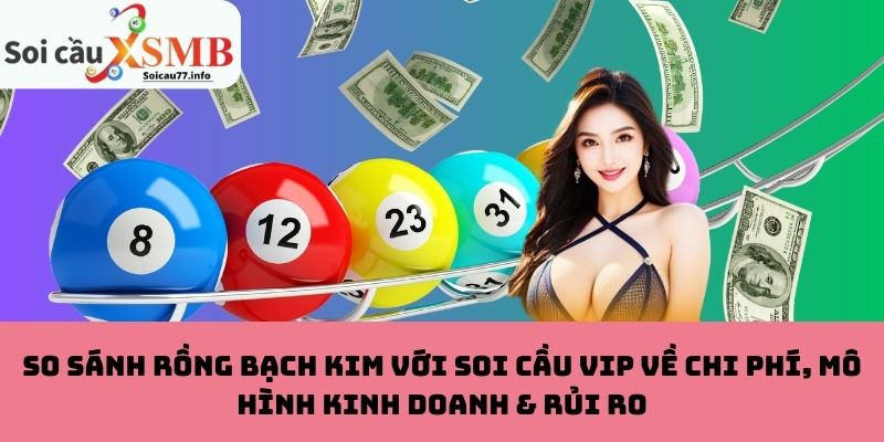So sánh Rồng Bạch Kim với soi cầu VIP về chi phí, mô hình kinh doanh & rủi ro