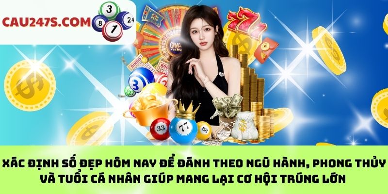 Xác định số đẹp hôm nay để đánh theo ngũ hành, phong thủy và tuổi cá nhân giúp mang lại cơ hội trúng lớn