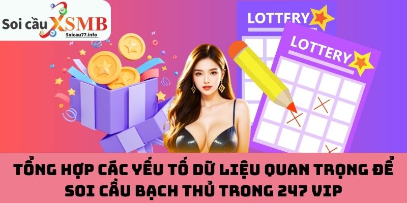 Tổng hợp các yếu tố dữ liệu quan trọng để soi cầu bạch thủ trong 247 VIP