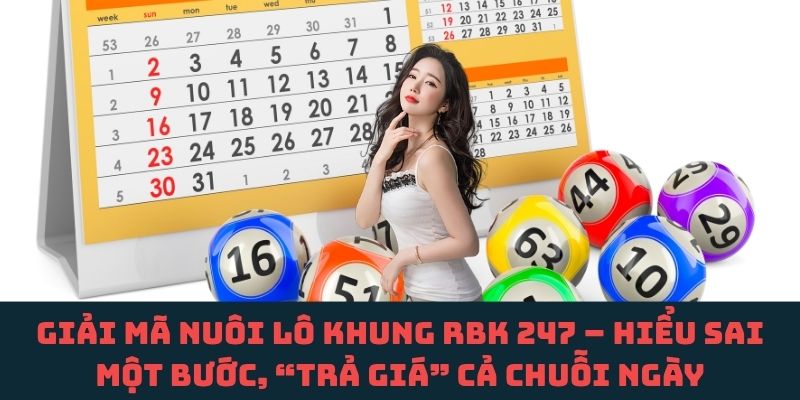 Đừng vội nuôi lô khung RBK 247 nếu chưa hiểu rõ bản chất này